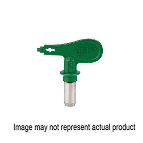 Titan TR1 Series Airless Spray Tip, 0.019 in Tip, 416 Stainless Steel/ABS/Carbide Steel 330-519